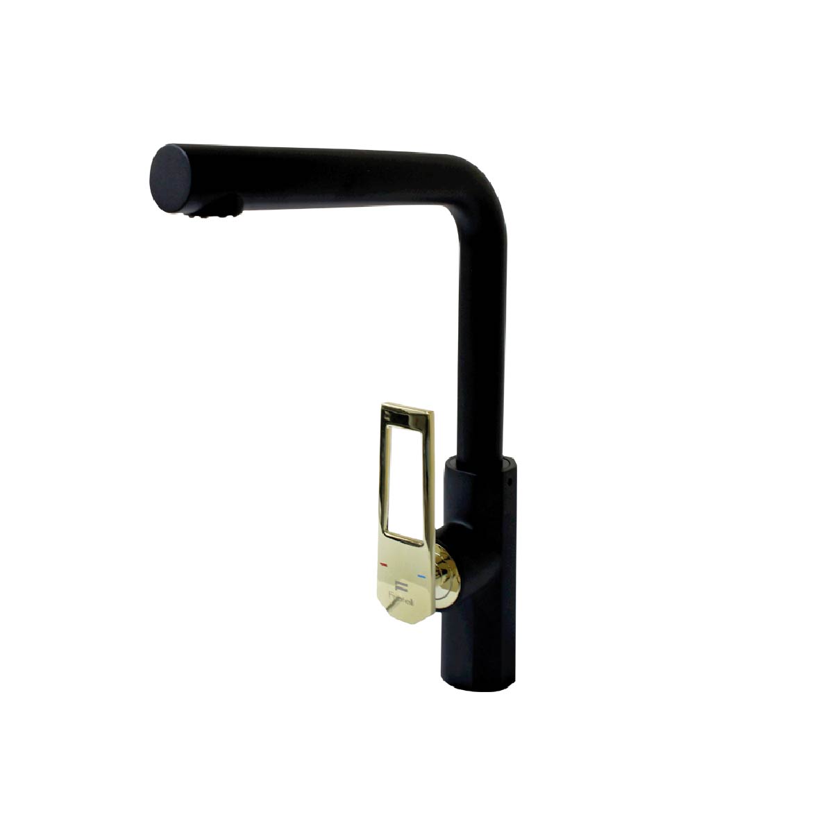 Mezcladora Monoc. P/Cocina Al Mueble SS Bronce Black & Gold - Fratelli Premium